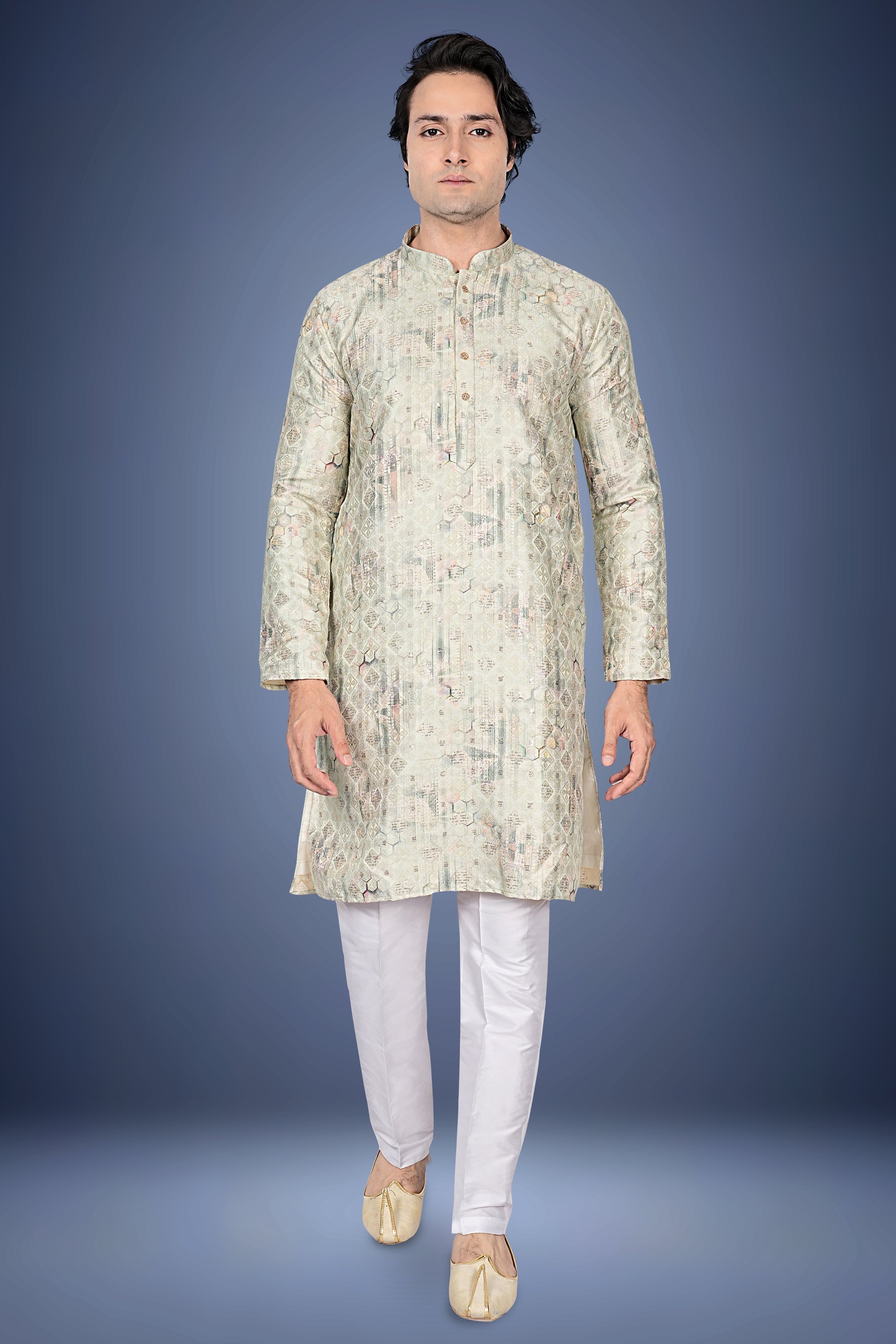 "All-in-One Festive Kurta - Stylish Look for Every Occasion"