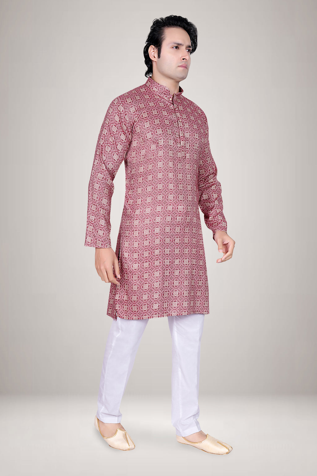 "Patola Printed Kurta for Men - Printed, Casual & Festive Wear"