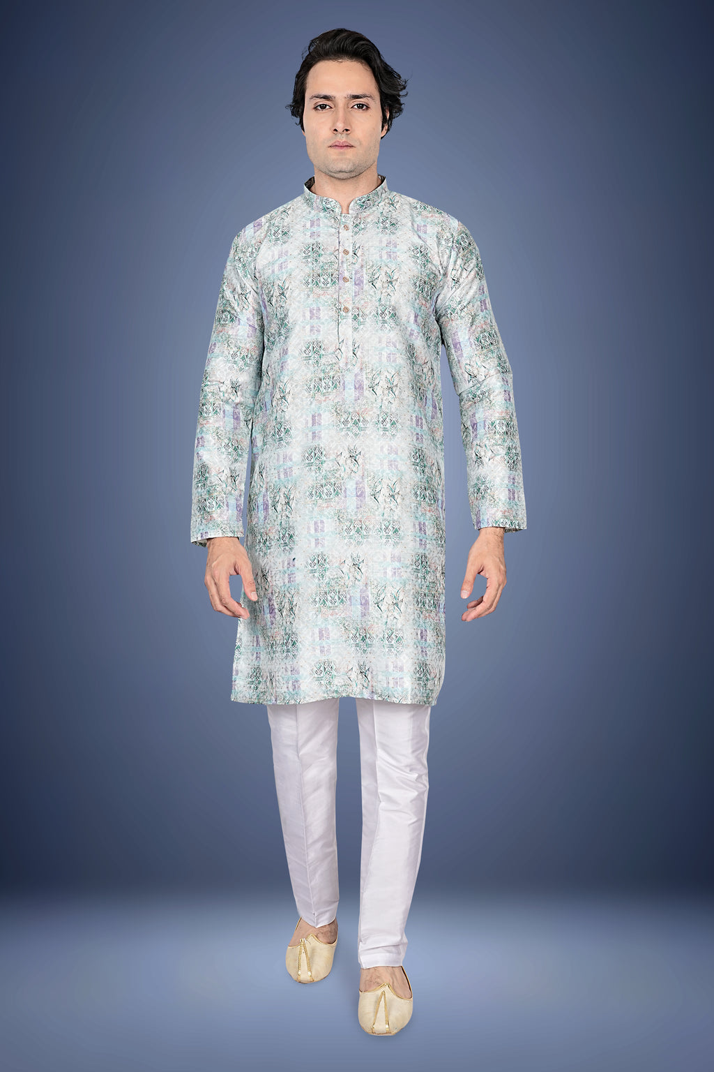 "Multi-Occasion Kurta - Premium Look for Puja to Parties"