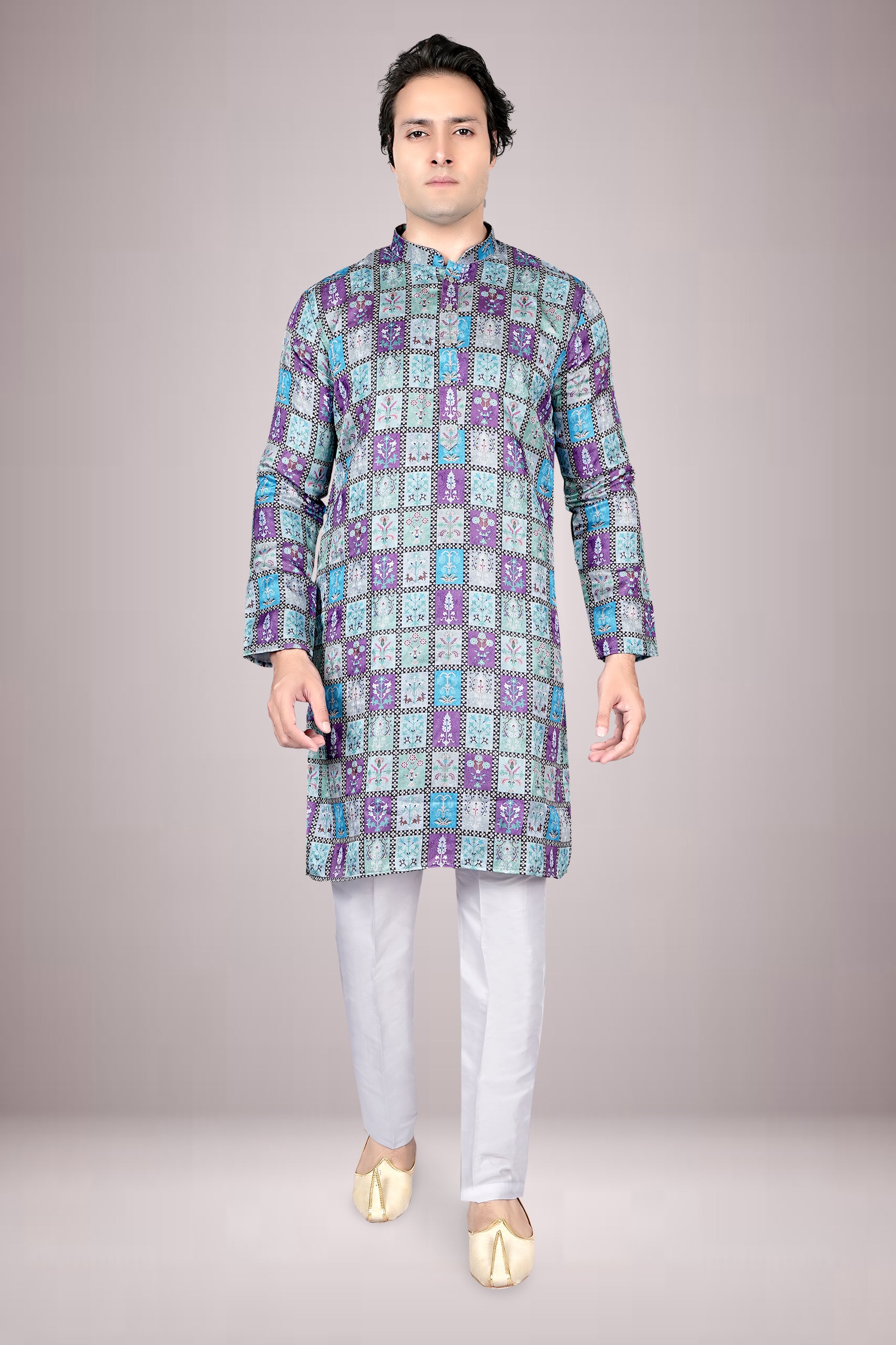 "Classic Men's Kurta - Ideal for Diwali, Eid & Wedding Functions"