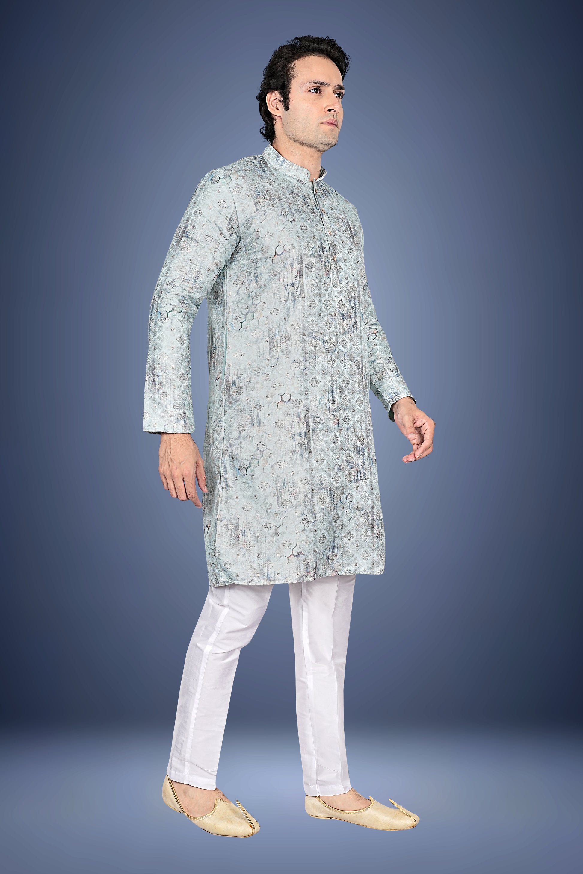 "Festive Fusion Kurta - Perfect for Diwali, Engagement & Weddings"