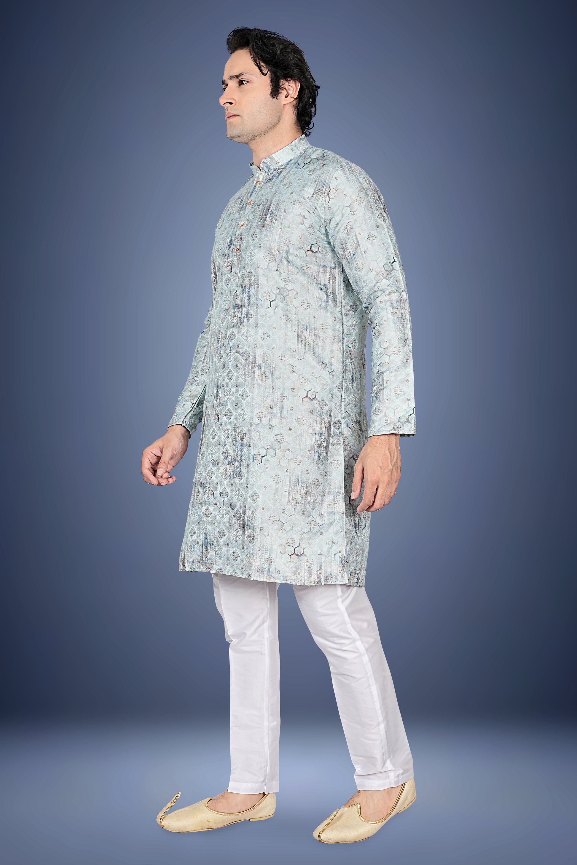 "Festive Fusion Kurta - Perfect for Diwali, Engagement & Weddings"