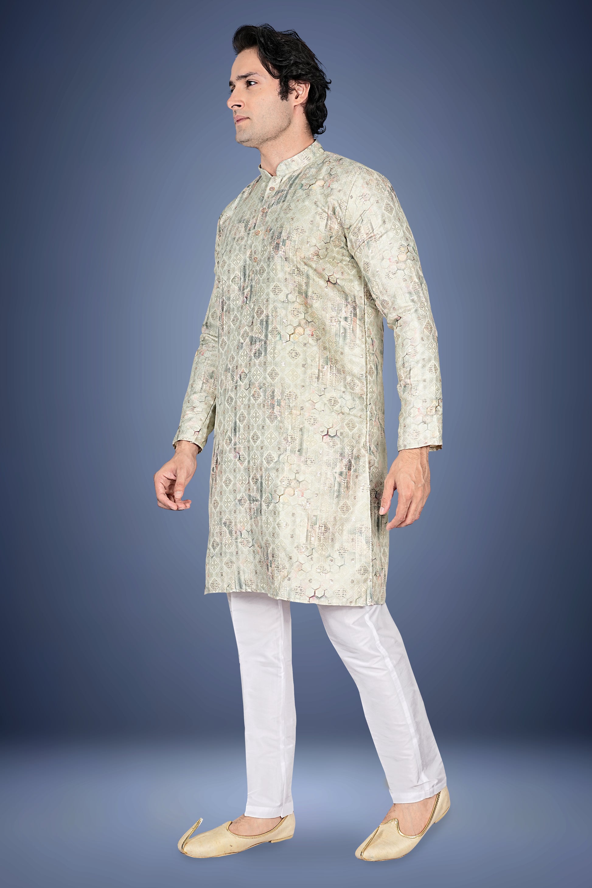 "All-in-One Festive Kurta - Stylish Look for Every Occasion"