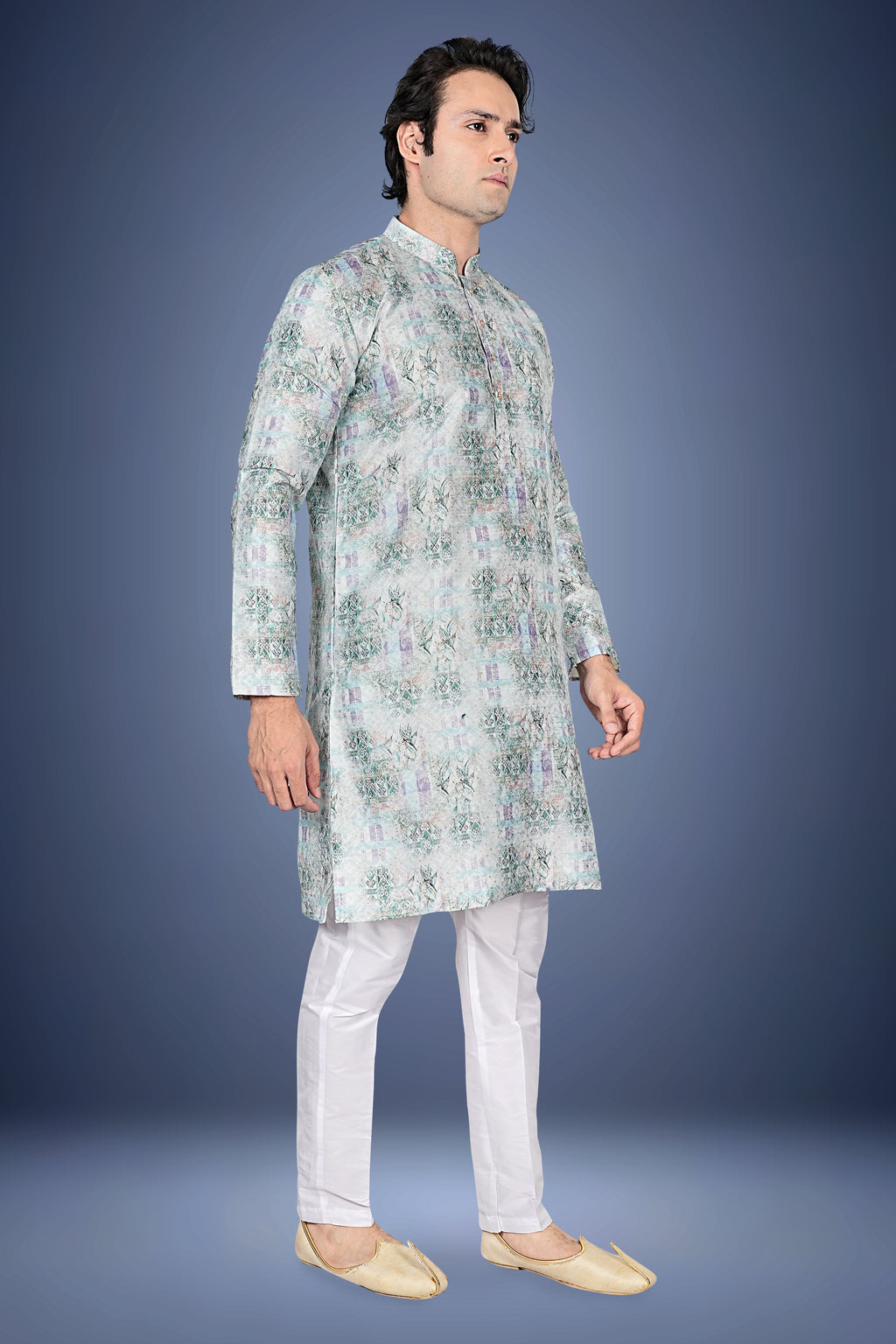 "Multi-Occasion Kurta - Premium Look for Puja to Parties"