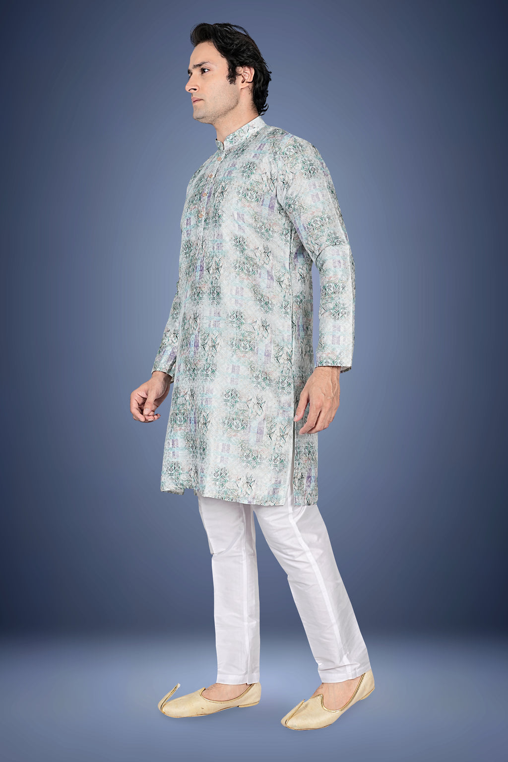 "Multi-Occasion Kurta - Premium Look for Puja to Parties"