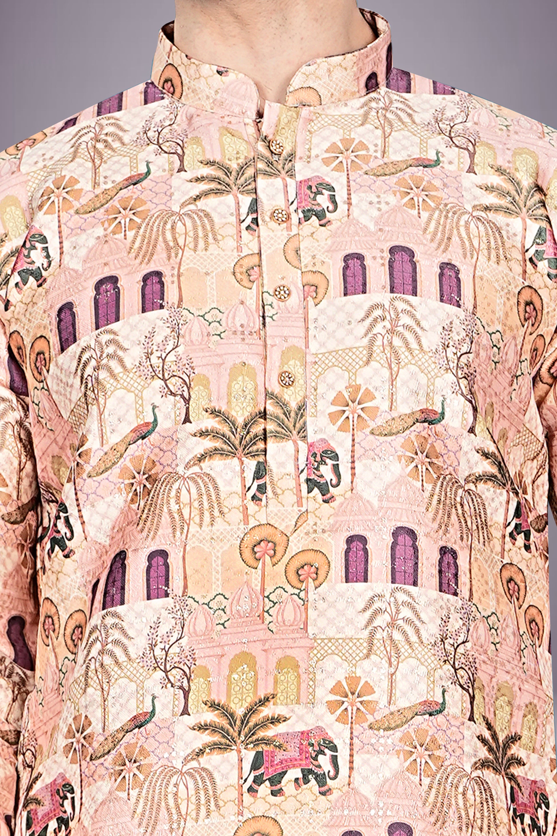 "Royal Look Men's Kurta - Celebration Wear for Festivals & Ceremonies"