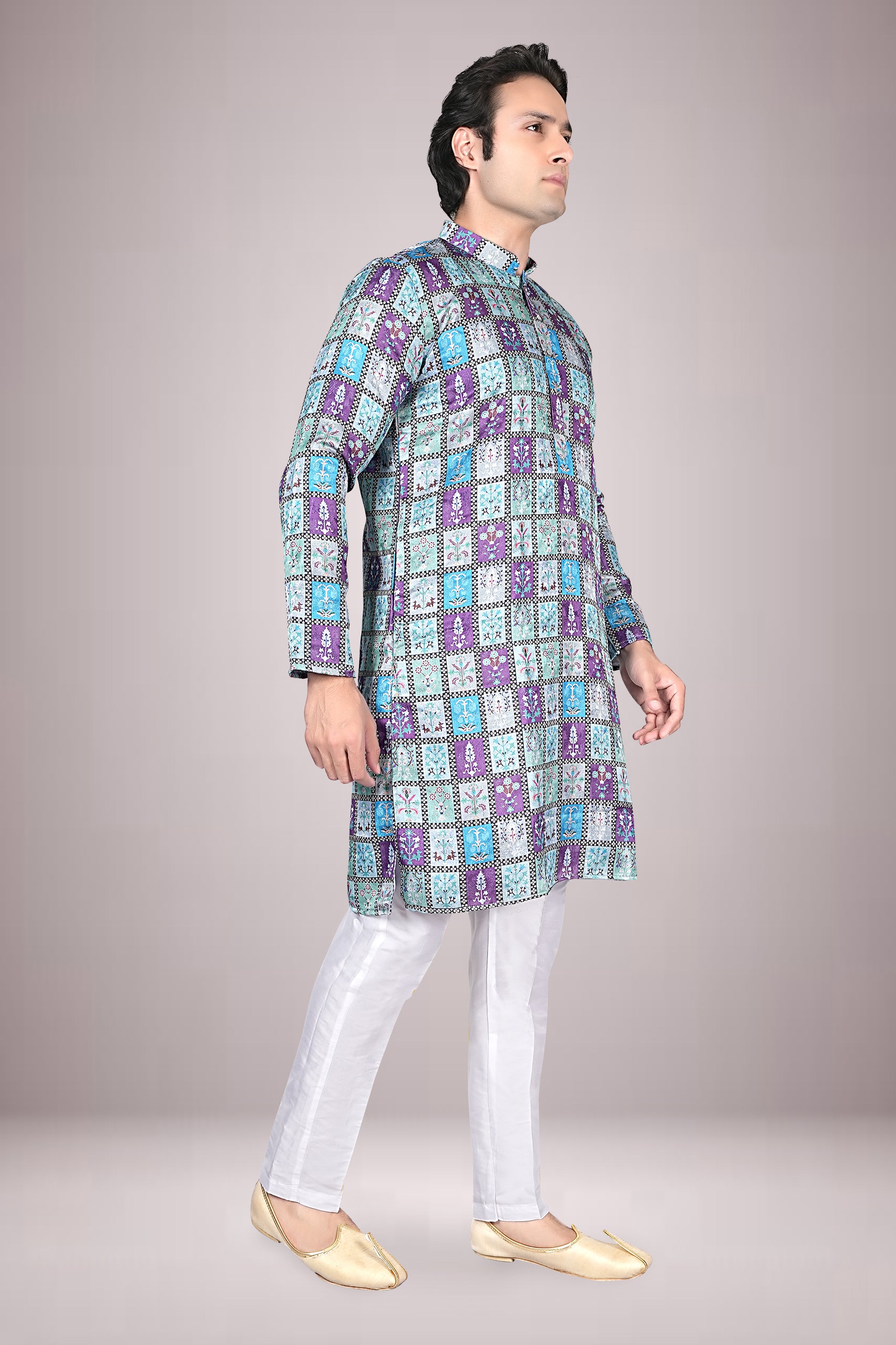 "Classic Men's Kurta - Ideal for Diwali, Eid & Wedding Functions"