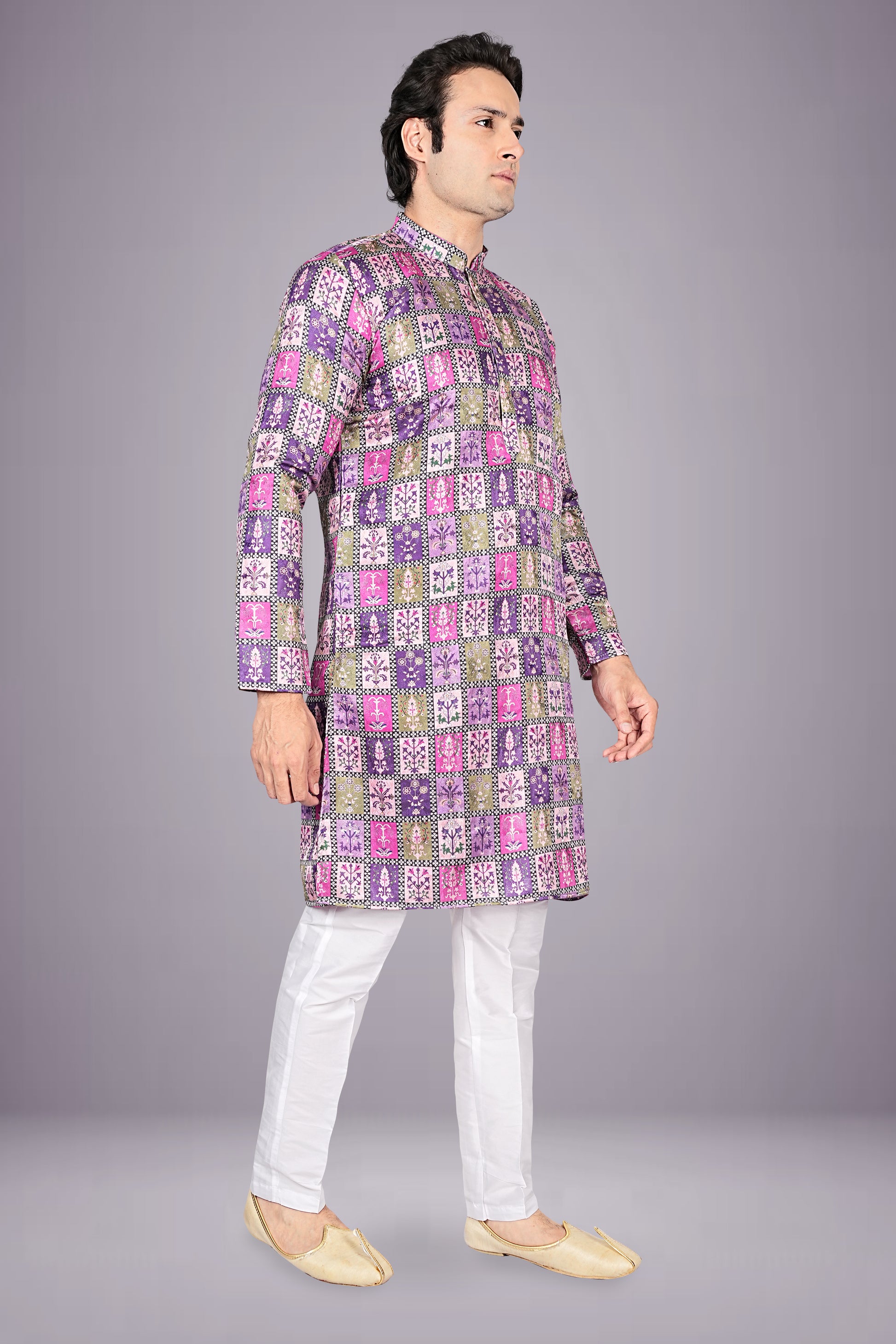 "Graceful Men's Kurta - Traditional Charm for Special Days"