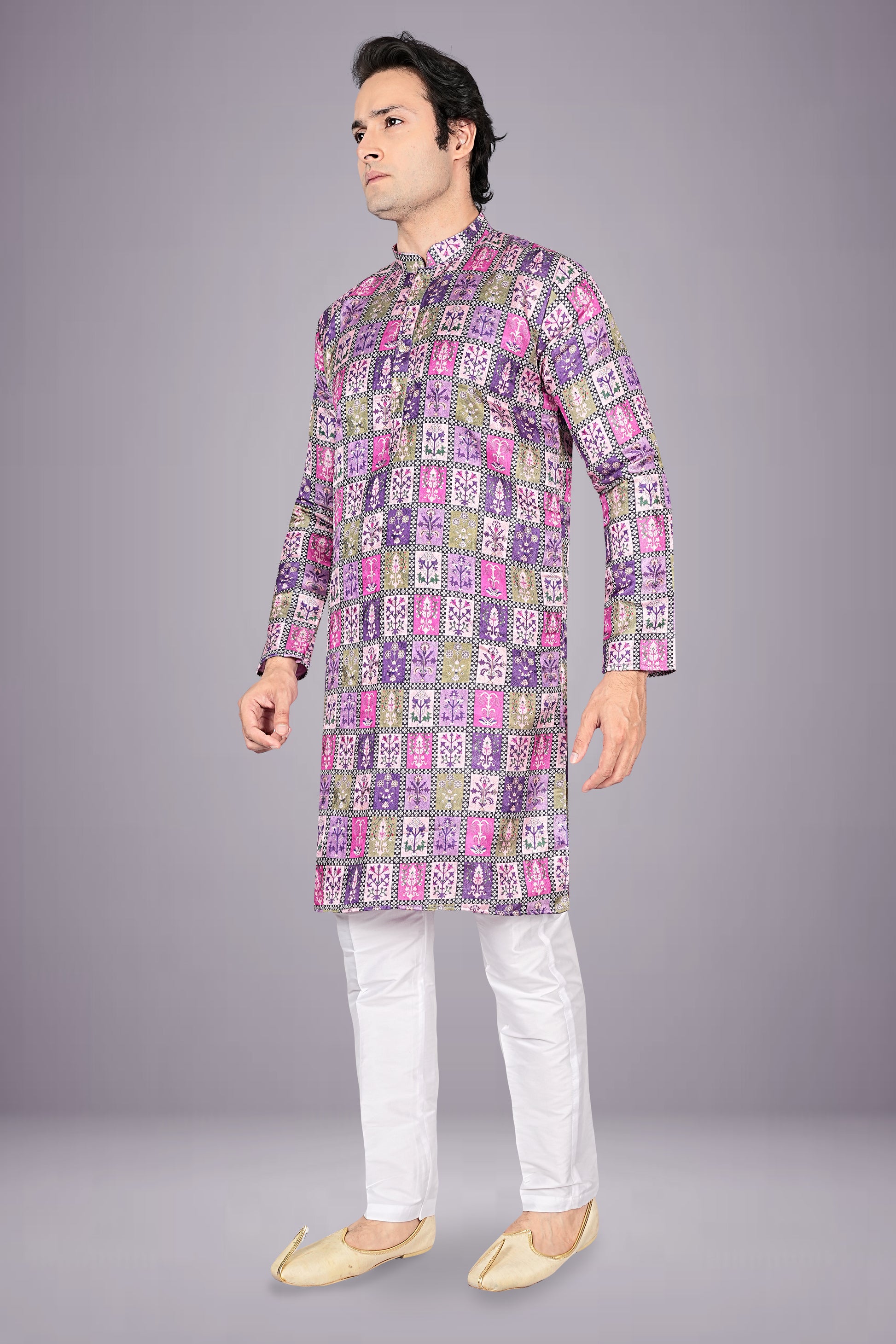 "Graceful Men's Kurta - Traditional Charm for Special Days"